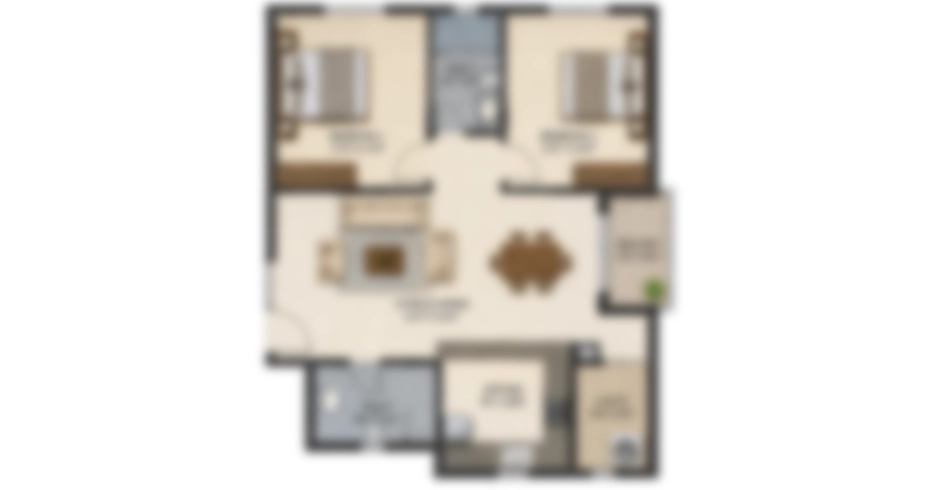 Arvind PreLaunch Goregaon 2 BHK Floor Plan