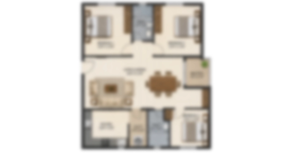 Arvind PreLaunch Goregaon 3 BHK Floor Plan